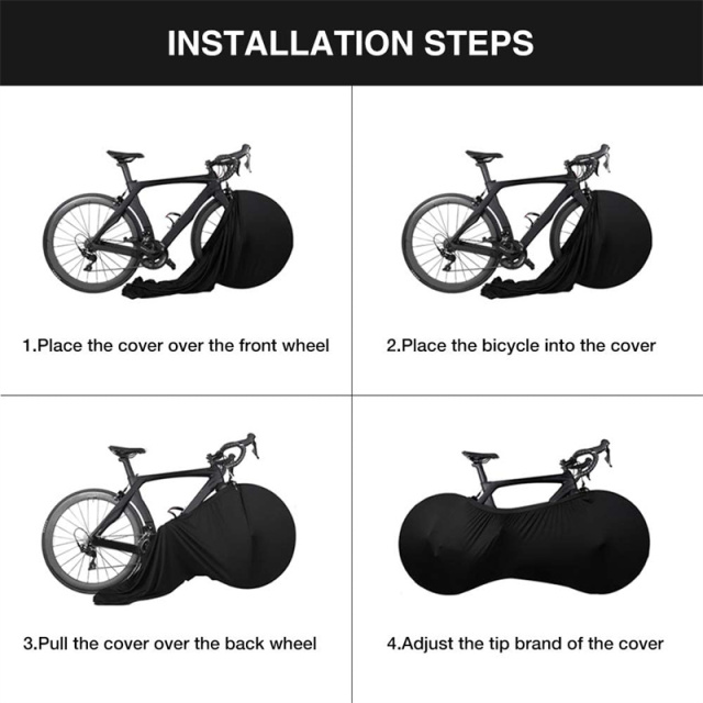 Indoor Anti Dust High Elastic Bicycle Wheel Bag