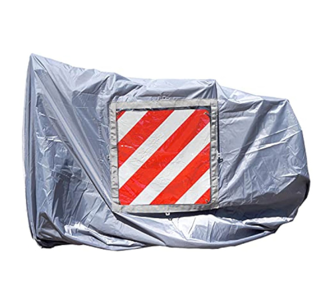Silvery Bicycle Protective Cover For 2 Bicycles