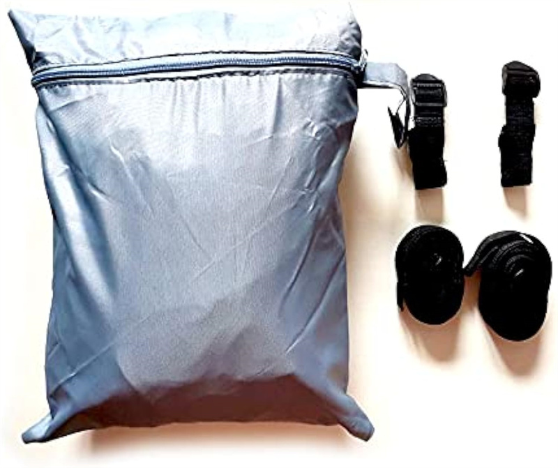 Silvery Bicycle Protective Cover For 2 Bicycles