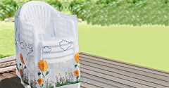 Anti Dirt Protective Cover For 4 Garden Chairs