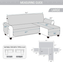 L Shape Sofa Cover