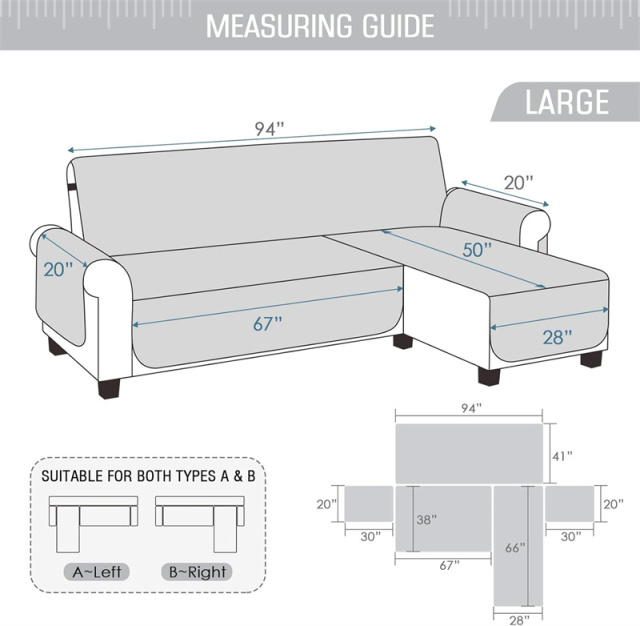 L Shape Sofa Cover
