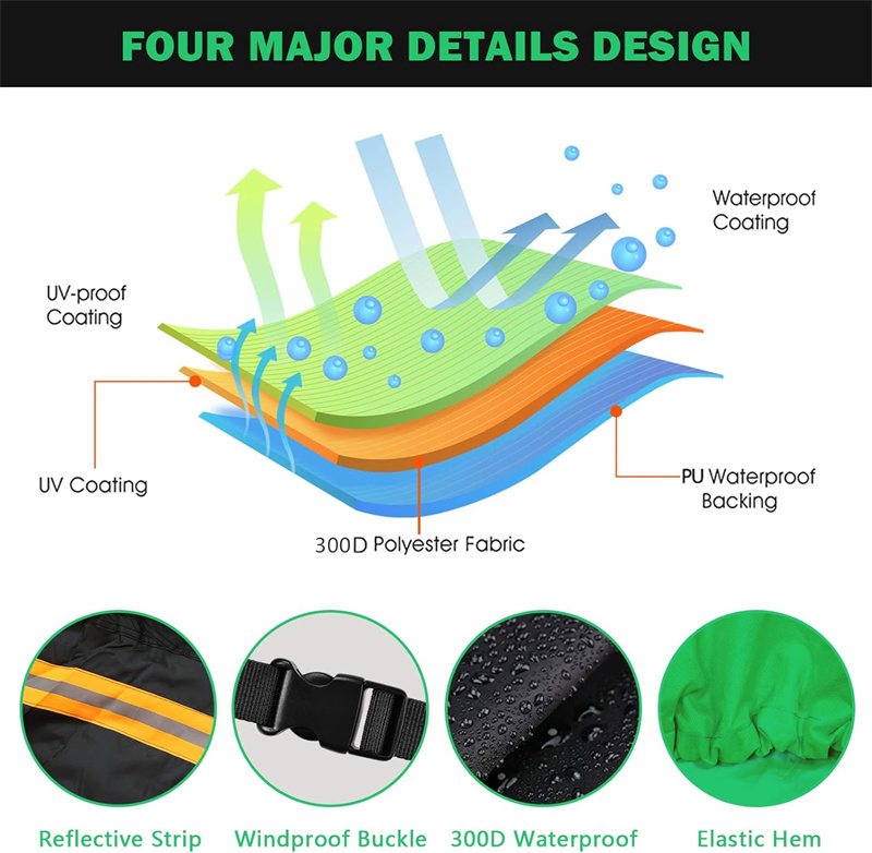 Anti Wind Dust Snow Quad ATV Cover