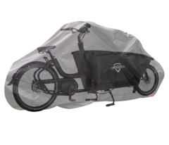 Carrying Cargo Bicycle Without Rain Tent Cover