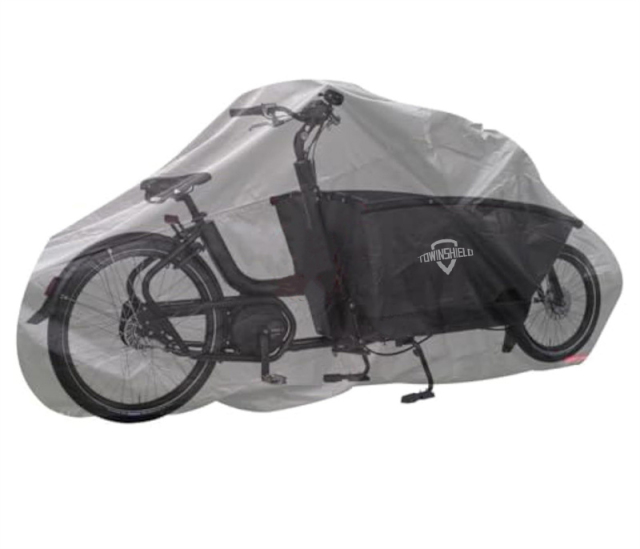 Carrying Cargo Bicycle Without Rain Tent Cover