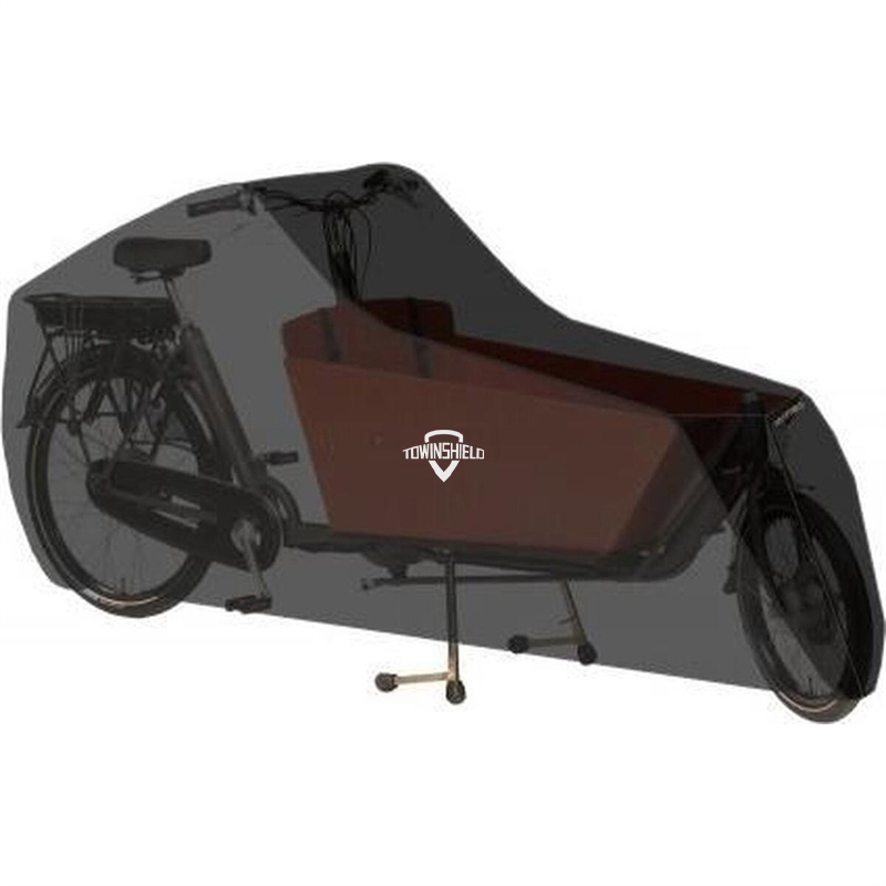 Carrying Cargo Bicycle Without Rain Tent Cover