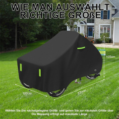 Three Wheels Carrying Kids Cargo Bicycle Cover