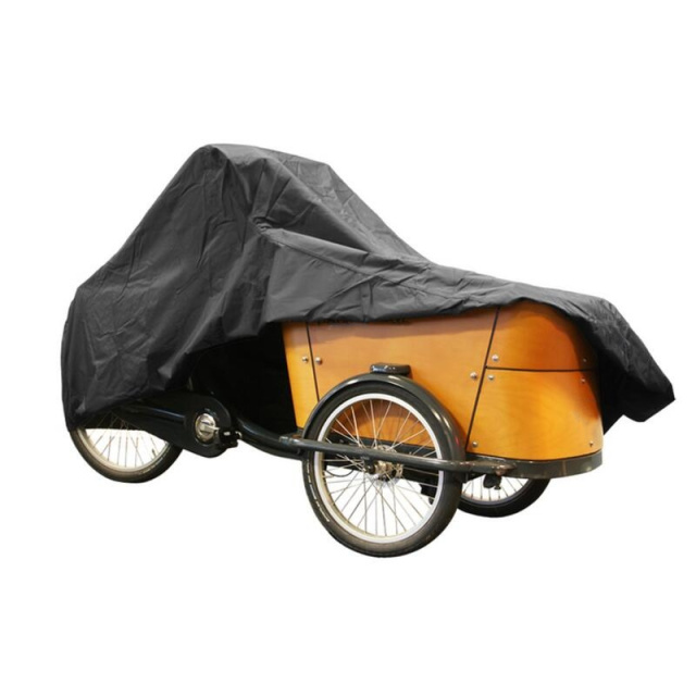 Three Wheels Carrying Kids Cargo Bicycle Cover
