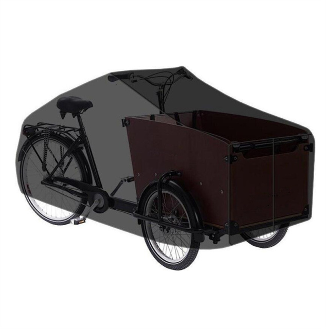 Three Wheels Carrying Kids Cargo Bicycle Cover