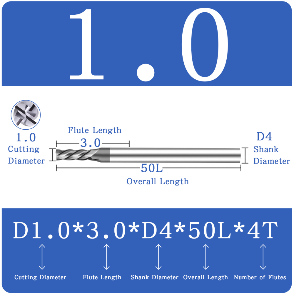 涂层钨钢平铣刀