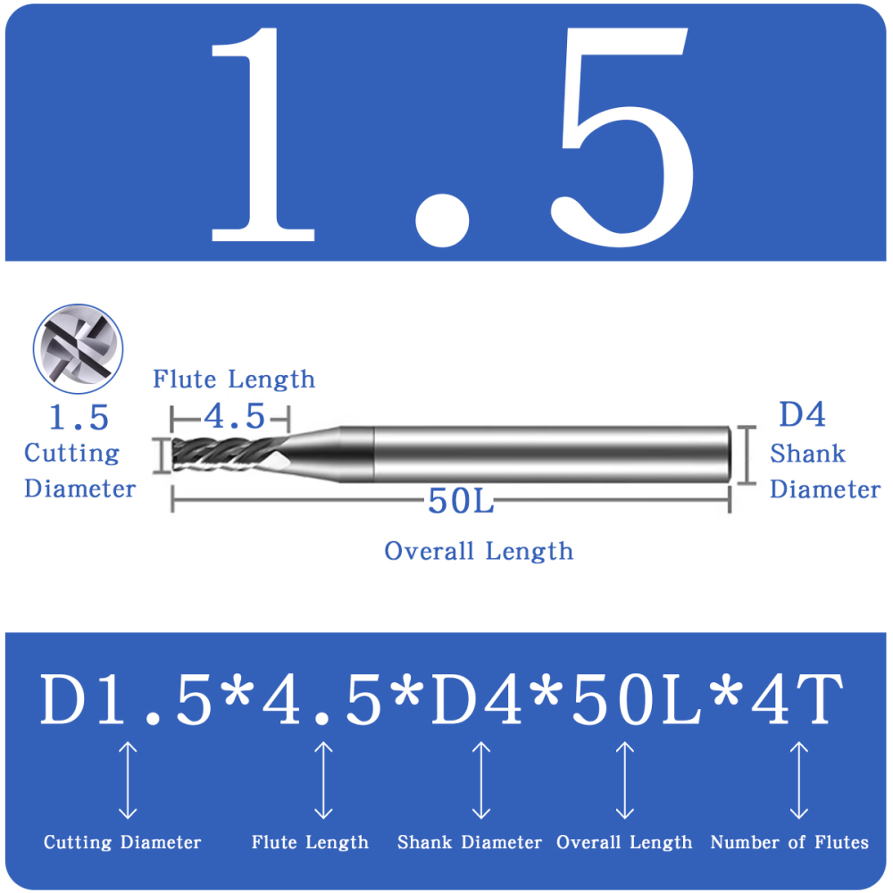 涂层钨钢平铣刀