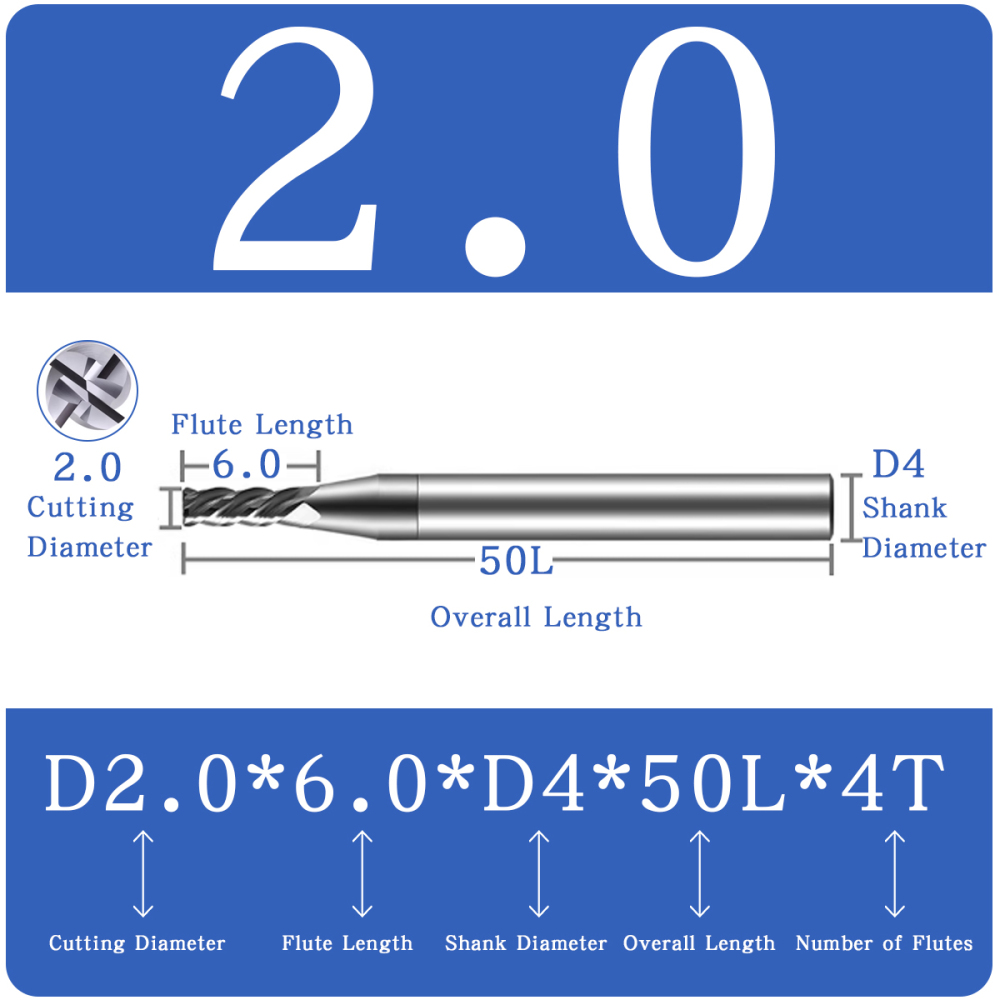 涂层钨钢平铣刀