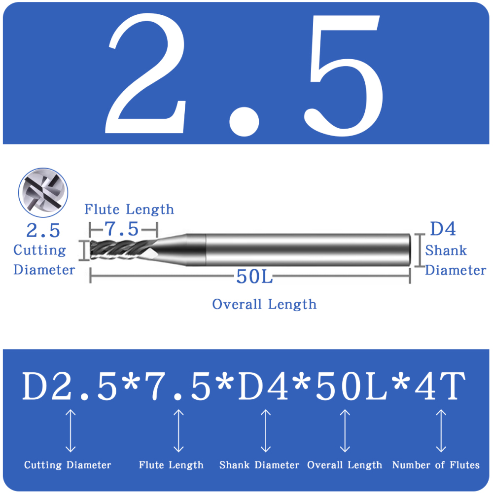 涂层钨钢平铣刀