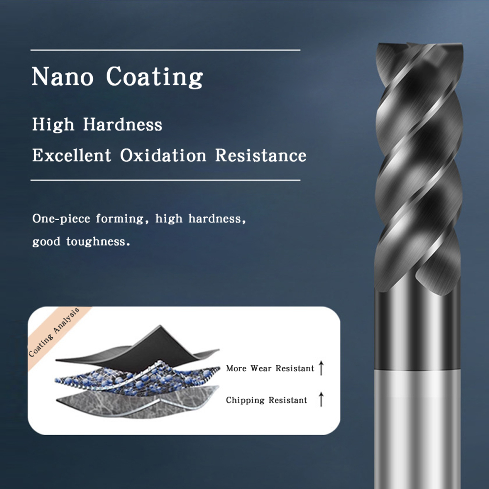 涂层钨钢平铣刀