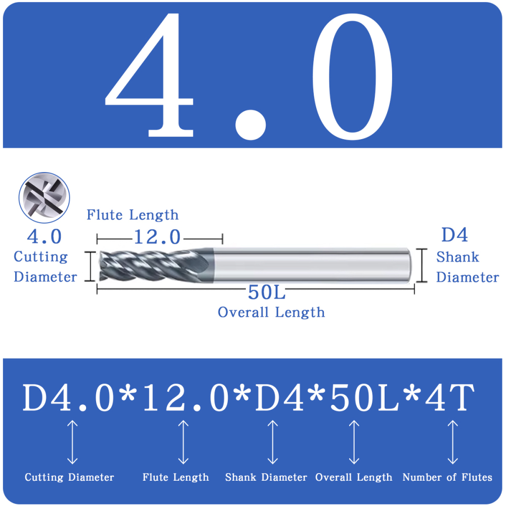 涂层钨钢平铣刀