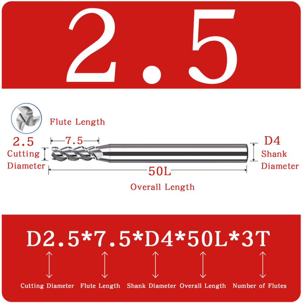 铝用钨钢平铣刀