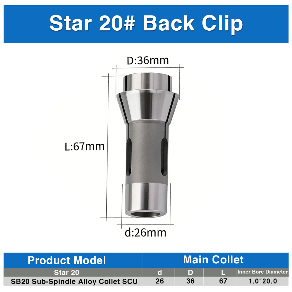 走心机背夹（副夹）