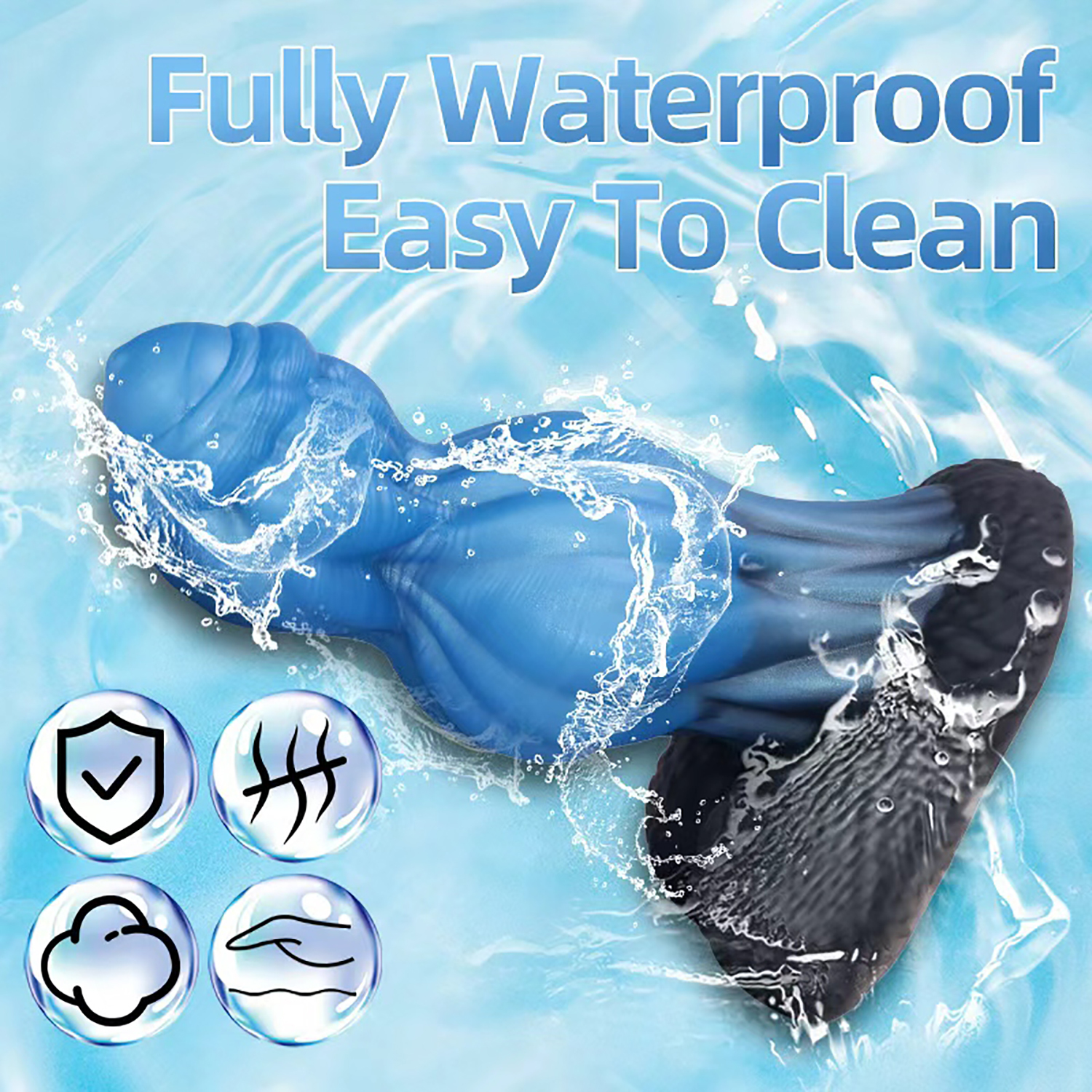 Fantasy Dragon Knot Dildo 7 Inch – Alien Monster Knotted Dildo with Strong Suction Cup