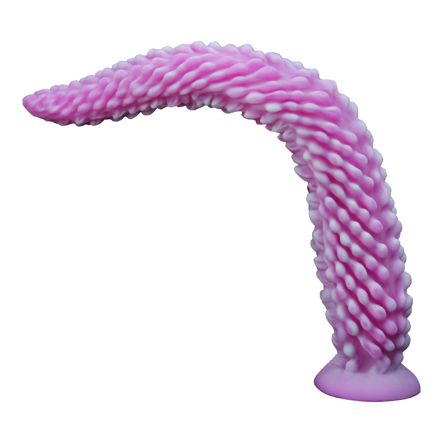 Octopus Tail Silicone Anal Plug with Suction Cup – Soft, Body-Safe, 4 Sizes Available