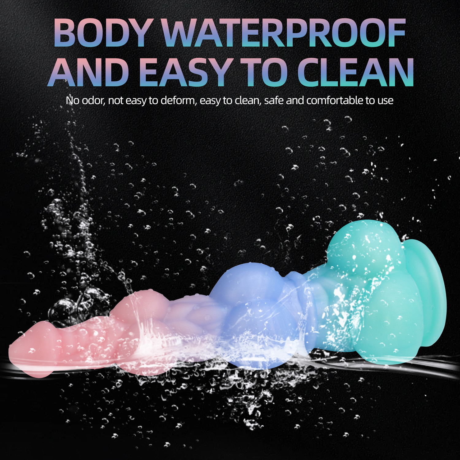 Egg Shaped Anal Plug – Premium Silicone, Waterproof, Strong Suction Cup