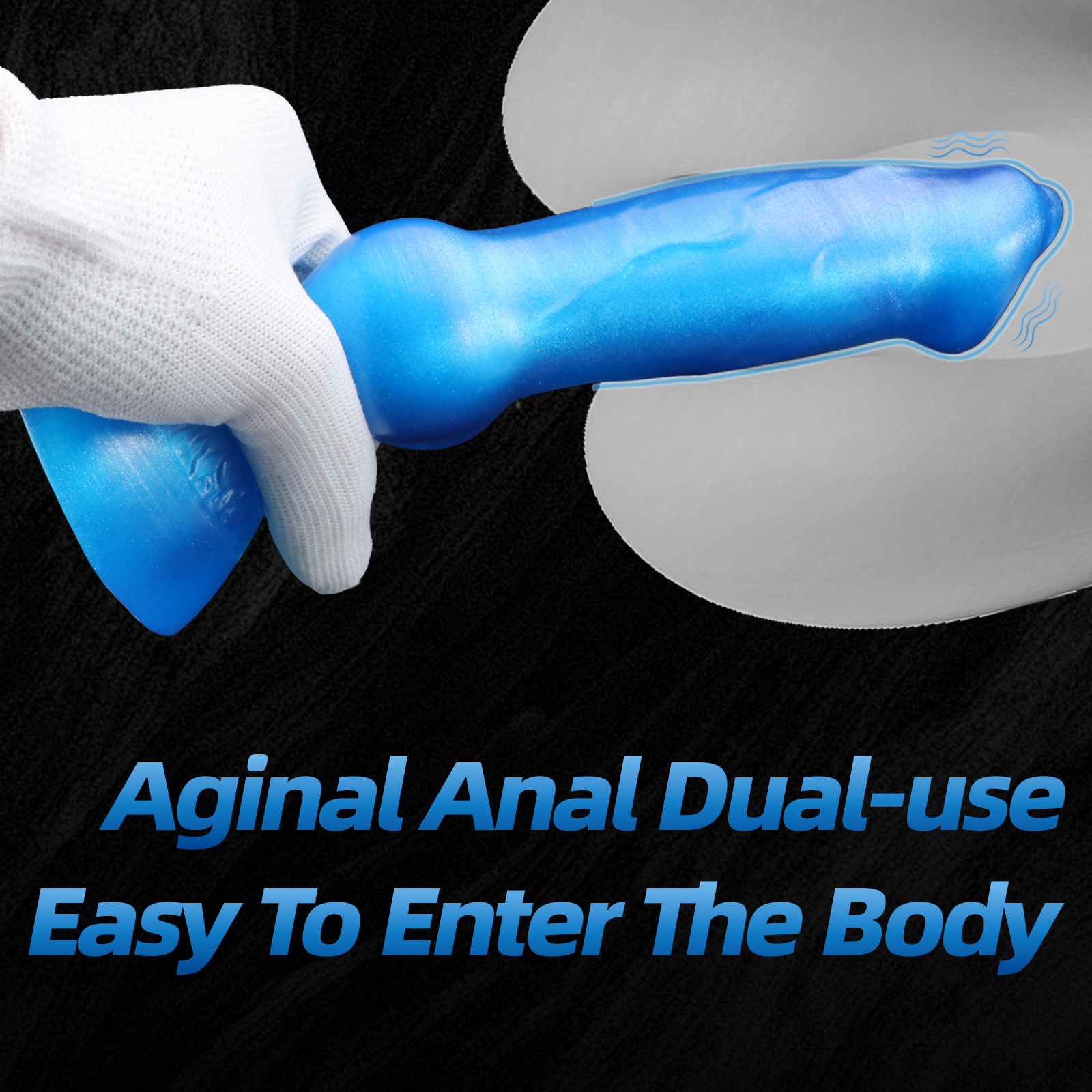 Dual-Function Silicone Toy – Soft Yet Firm, Body-Safe Medical Grade Material