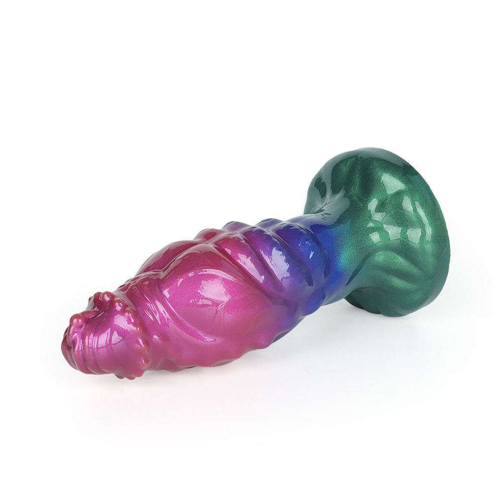 Alien Muscle Dildo – Soft Liquid Silicone, Textured Beaded Head for Intense Stimulation