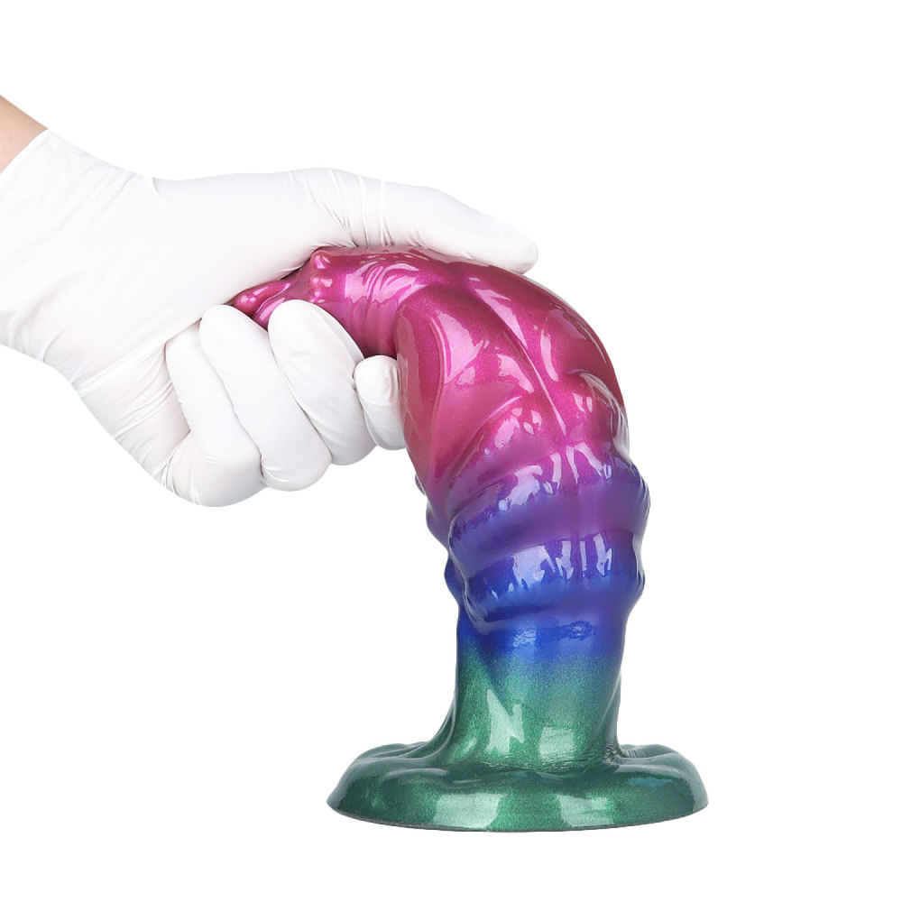 Alien Muscle Dildo – Soft Liquid Silicone, Textured Beaded Head for Intense Stimulation