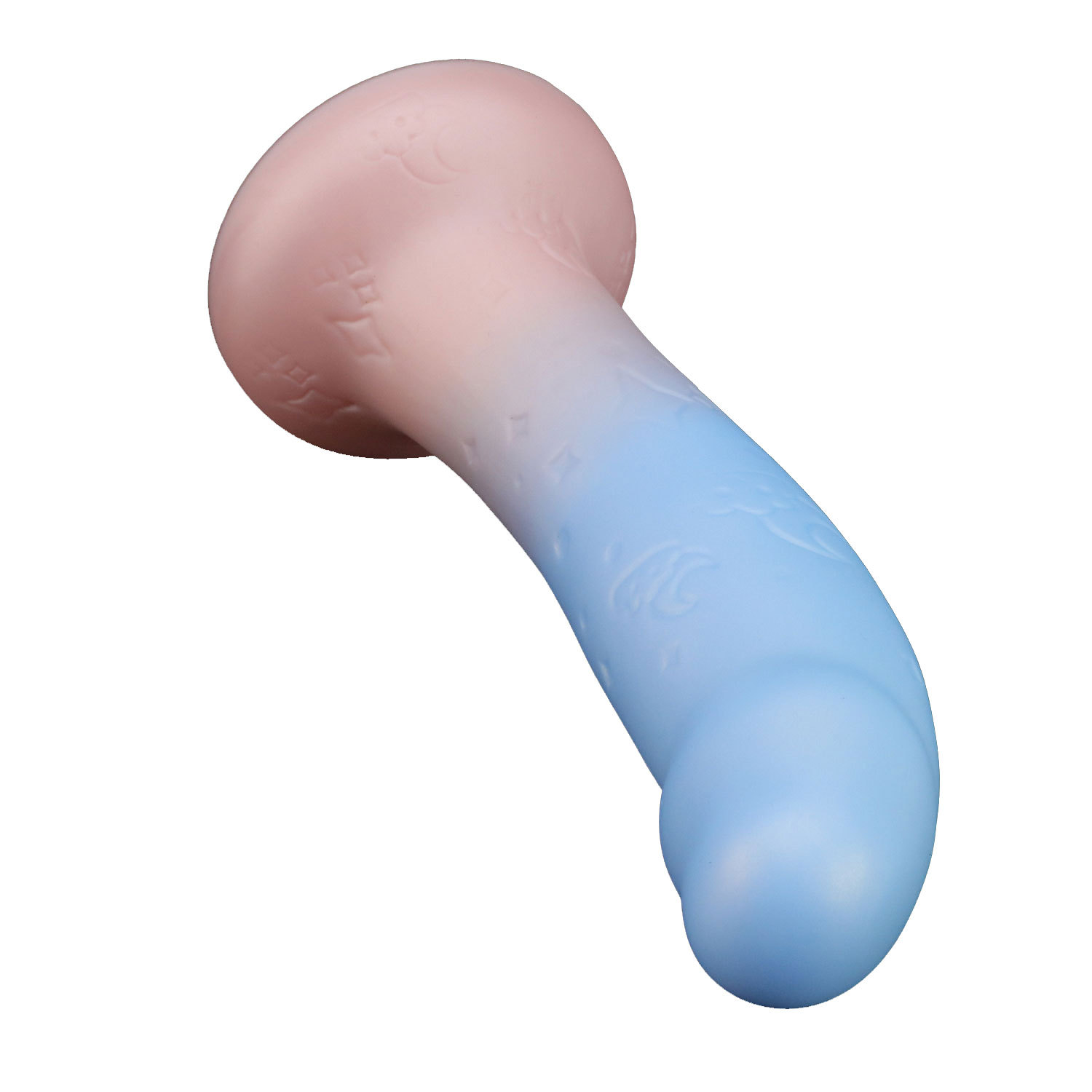 Rainbow Star Dildo – Medical Grade Silicone Textured Pleasure Toys (7.87inch)