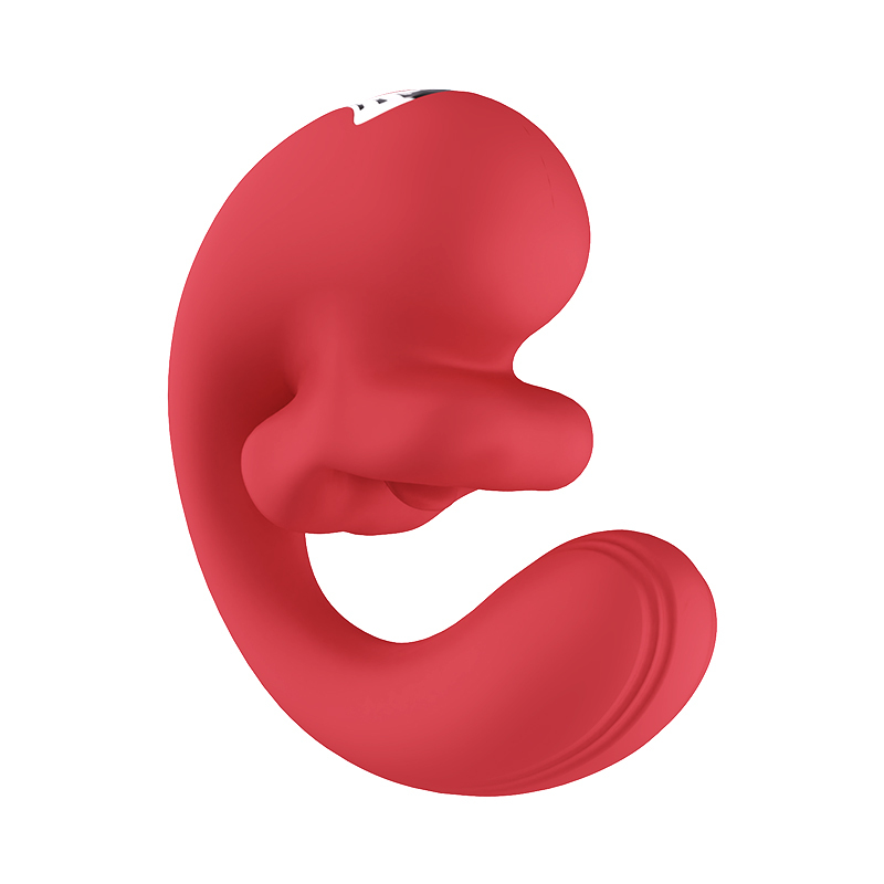 G-Spot & Clitoral Suction Vibrator – Dual Stimulation, Flexible C-Shape, Waterproof Lip Teaser
