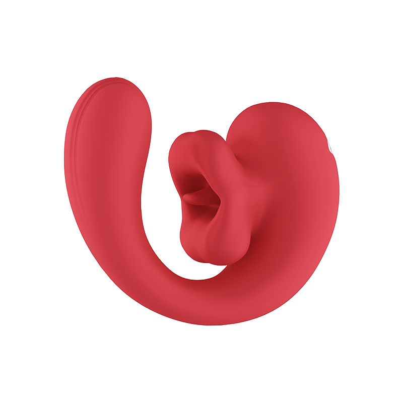 G-Spot & Clitoral Suction Vibrator – Dual Stimulation, Flexible C-Shape, Waterproof Lip Teaser