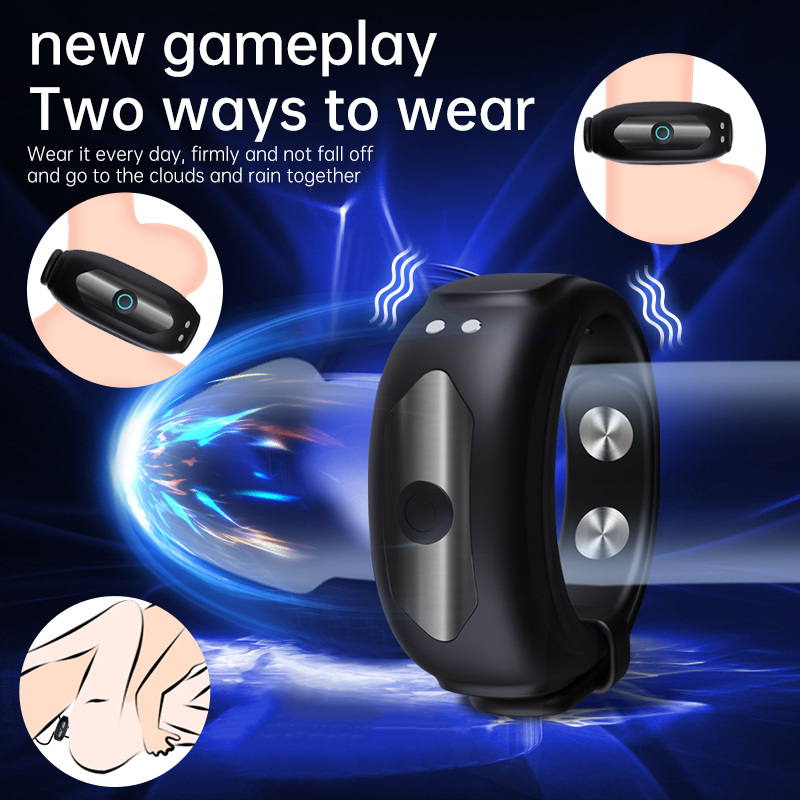 Smart Adjustable Vibrating Cock Ring – Rechargeable Silicone Performance Ring with 10 Modes