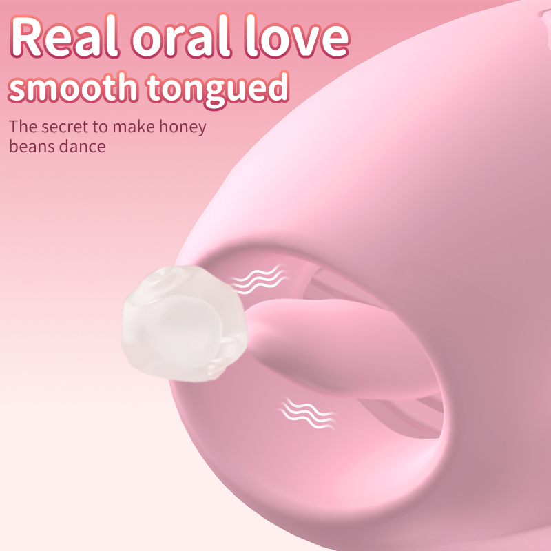 Rose Red Clitoral Suction Stimulator with Tongue Licking & Vibration – 7 Modes, Rechargeable, Waterproof Female Pleasure Toy