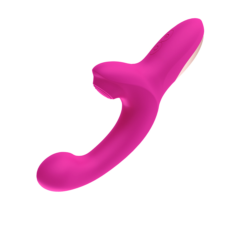 Rose Red Silent G-Spot Vibrator – Dual Stimulation Clitoral & G Spot Massager, 10 Modes, Rechargeable Waterproof