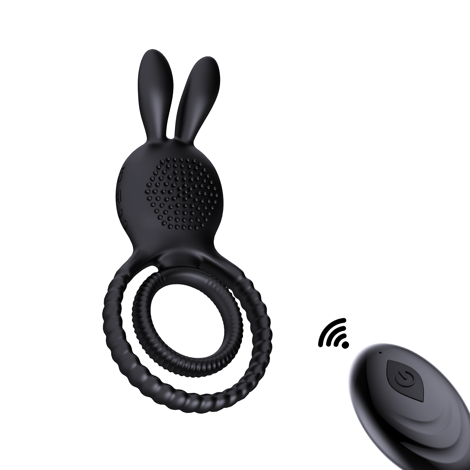 10 Function Silicone Vibrating Couples Ring – Wireless Remote, Dual Pleasure Stimulator for Him & Her