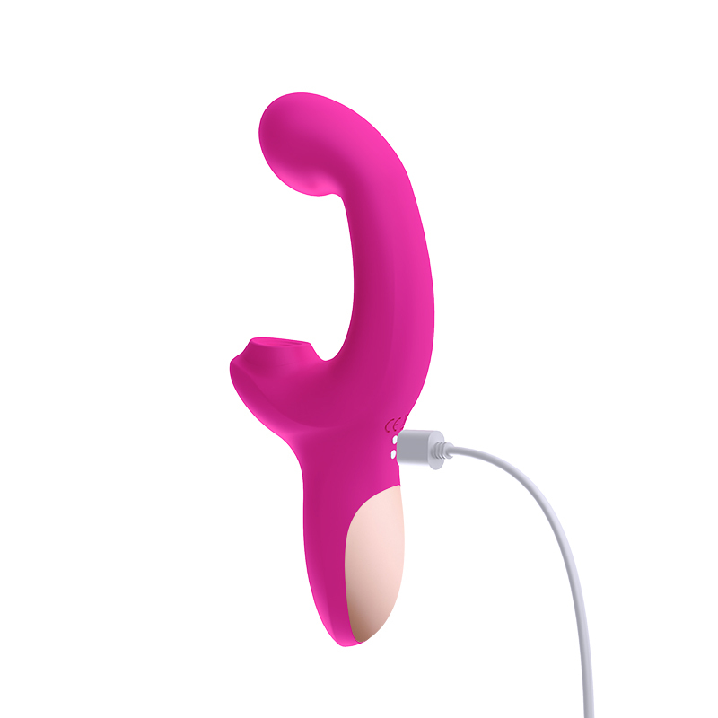 Rose Red Silent G-Spot Vibrator – Dual Stimulation Clitoral & G Spot Massager, 10 Modes, Rechargeable Waterproof