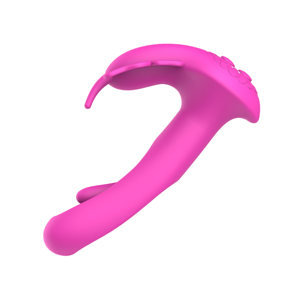 Wearable Rose Red G-Spot Vibrator – 9 Modes, Silent, Waterproof IPX7, Dual Stimulation for Beginners