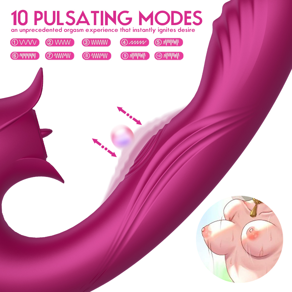 7-Mode Magnetic G-Spot Vibrator – Waterproof Silent Dual Pleasure Wand for Clitoral & G-Spot Stimulation