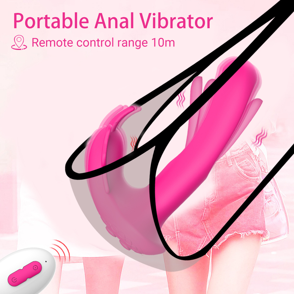 Wearable Rose Red G-Spot Vibrator – 9 Modes, Silent, Waterproof IPX7, Dual Stimulation for Beginners