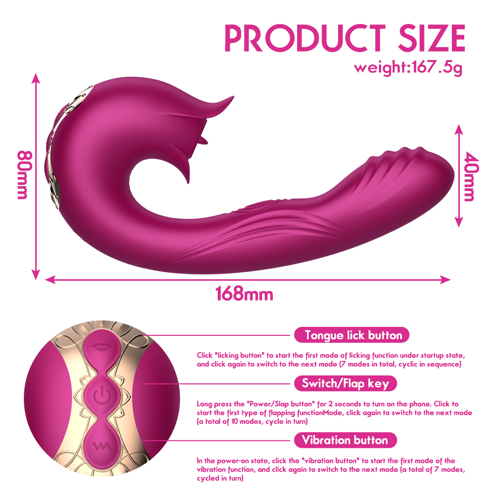 7-Mode Magnetic G-Spot Vibrator – Waterproof Silent Dual Pleasure Wand for Clitoral & G-Spot Stimulation
