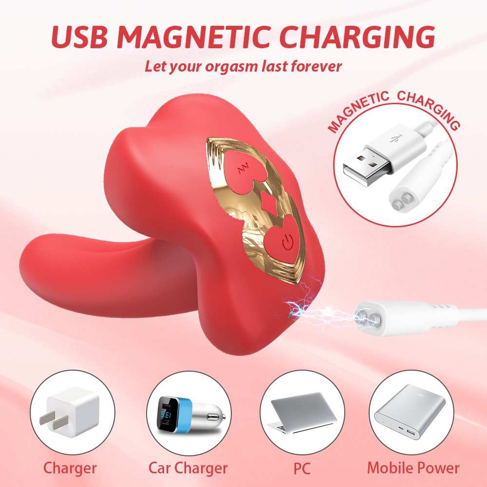 Tongue Licking G-Spot Vibrator with Remote – 10 Vibrations & 7 Thrust Modes, Wearable Silicone Clitoral Stimulator