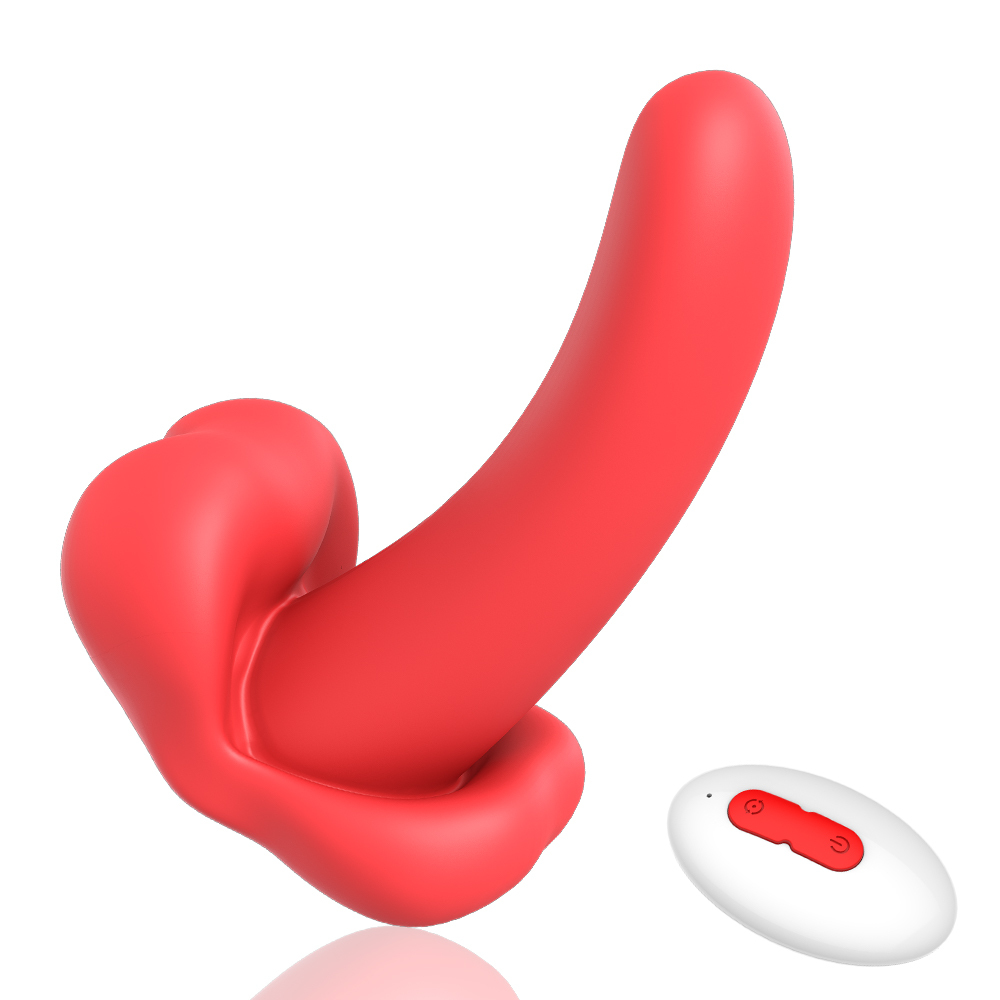 Tongue Licking G-Spot Vibrator with Remote – 10 Vibrations & 7 Thrust Modes, Wearable Silicone Clitoral Stimulator