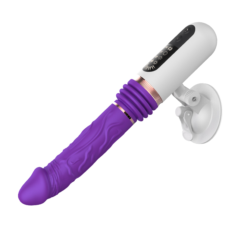 AcdToys Automatic Thrusting Sex Machine with Suction Base – Silicone Thruster Vibrator for Women, 5 Speeds & 8 Modes, Waterproof & Quiet