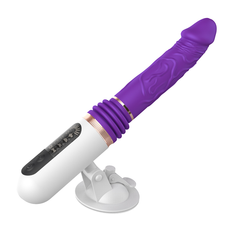 AcdToys Automatic Thrusting Sex Machine with Suction Base – Silicone Thruster Vibrator for Women, 5 Speeds & 8 Modes, Waterproof & Quiet