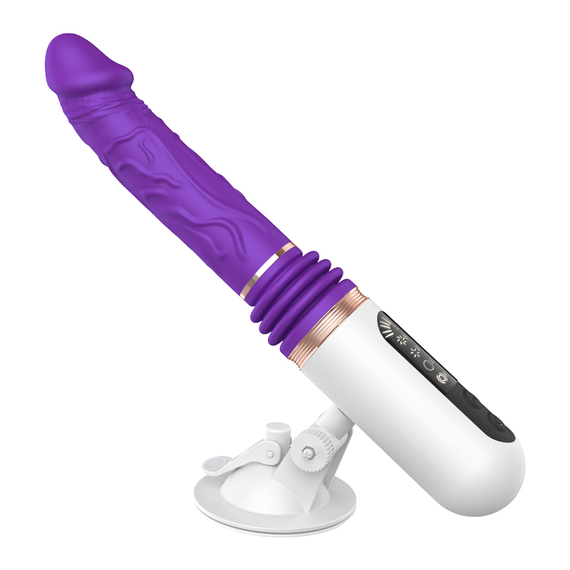 AcdToys Automatic Thrusting Sex Machine with Suction Base – Silicone Thruster Vibrator for Women, 5 Speeds & 8 Modes, Waterproof & Quiet