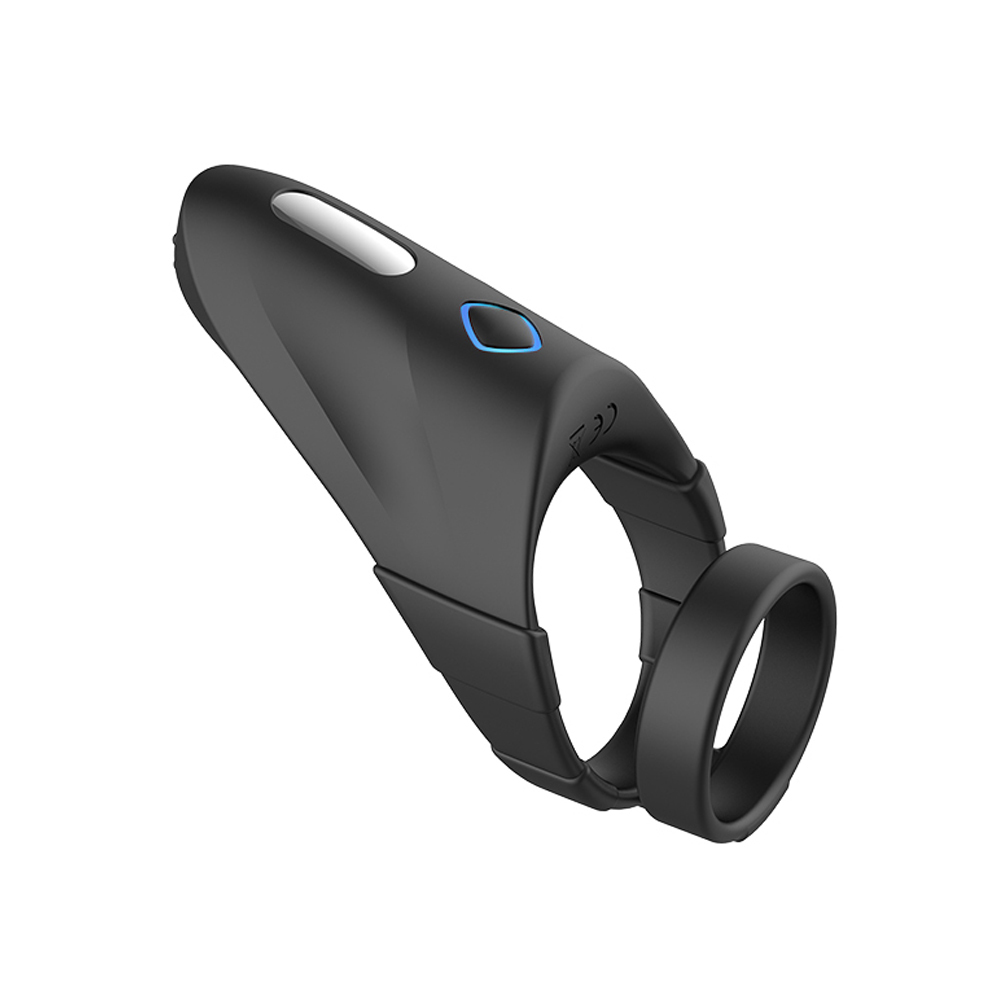 10 Modes Rechargeable Men's Vibrating Cock Ring – Waterproof Silicone Couples Pleasure Ring