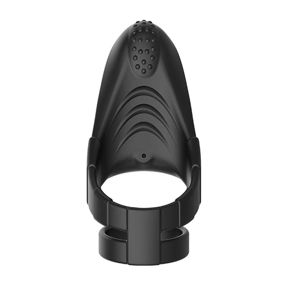 10 Modes Rechargeable Men's Vibrating Cock Ring – Waterproof Silicone Couples Pleasure Ring