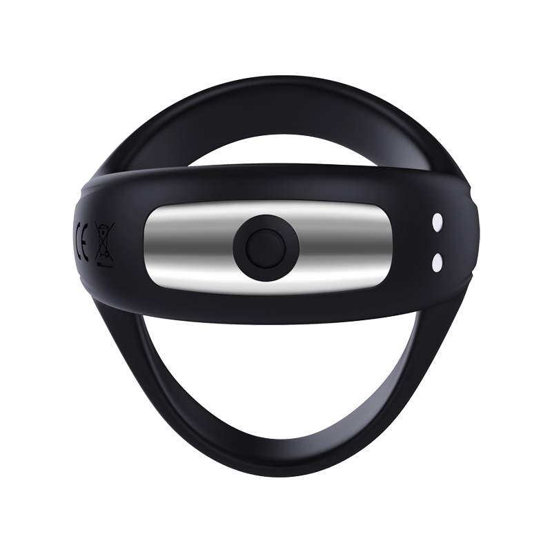 Delayed Vibration Penis Ring – Rechargeable Silicone Cock Ring with 10 Modes, Waterproof, Comfortable Fit for Men & Couples