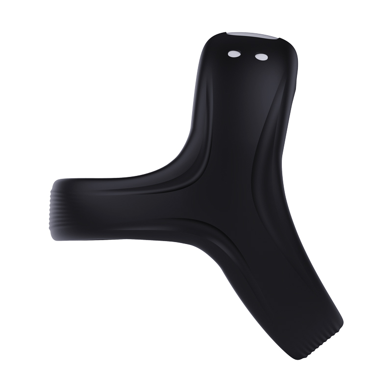 Delayed Vibration Penis Ring – Rechargeable Silicone Cock Ring with 10 Modes, Waterproof, Comfortable Fit for Men & Couples