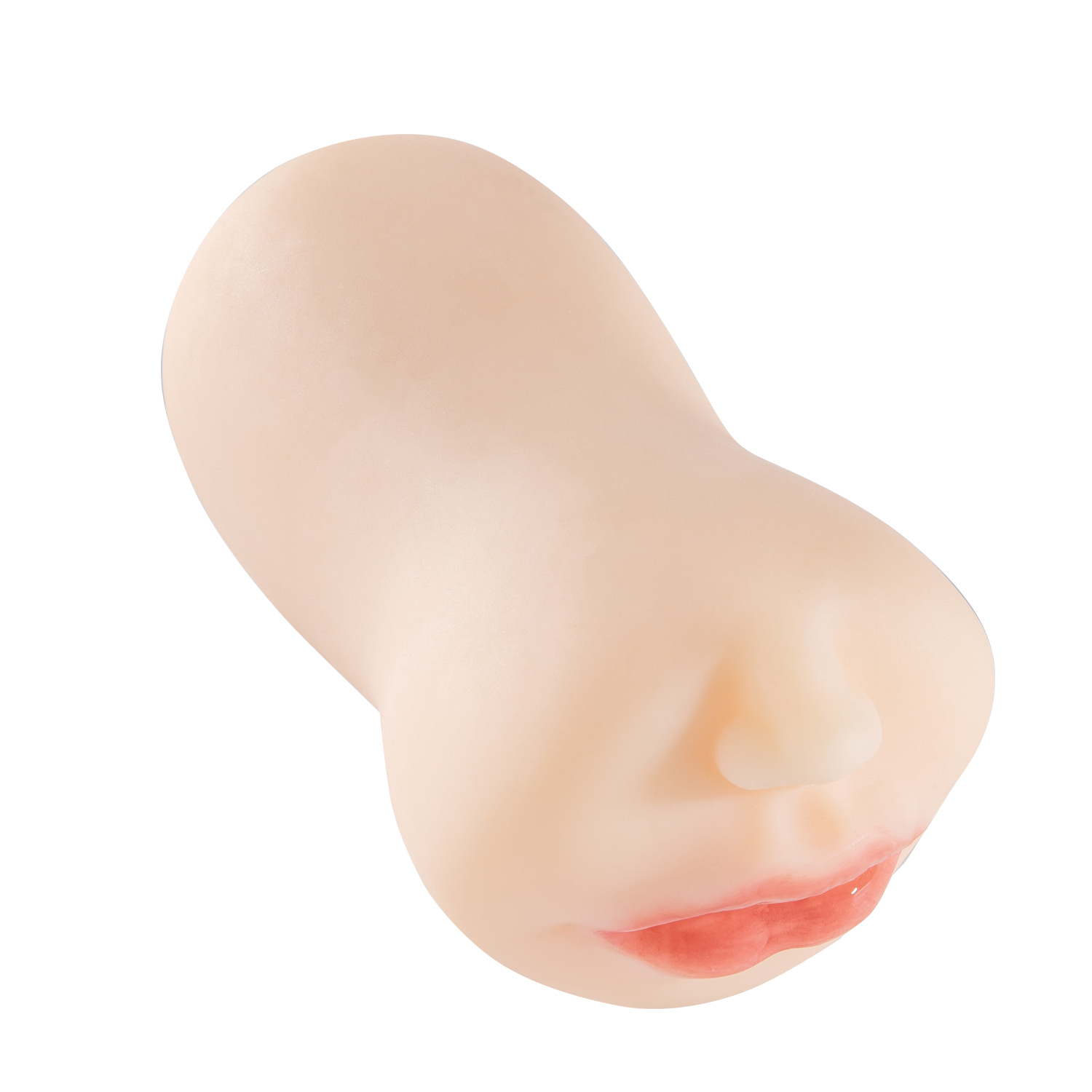 Luxury Red Lips Male Masturbator Cup – Medical Grade Silicone Pocket Pussy for Men with Textured Inner Tunnel, Waterproof & Portable