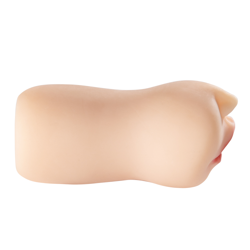 Luxury Red Lips Male Masturbator Cup – Medical Grade Silicone Pocket Pussy for Men with Textured Inner Tunnel, Waterproof & Portable